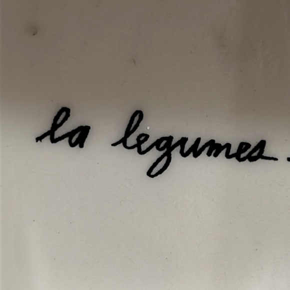 Rae Dunn artisan collection relish dish “le legumes.” Excellent condition - Picture 3 of 7